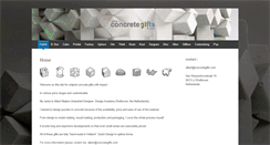 Desktop Screenshot of concretegifts.com